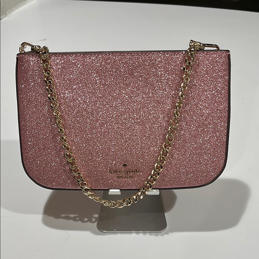 Kate Spade Pink Glitter mini-EUC